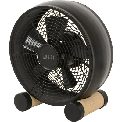 Afbeelding van Lucci AIR Breeze Tafelventilator 35 W Zwart, Hout
