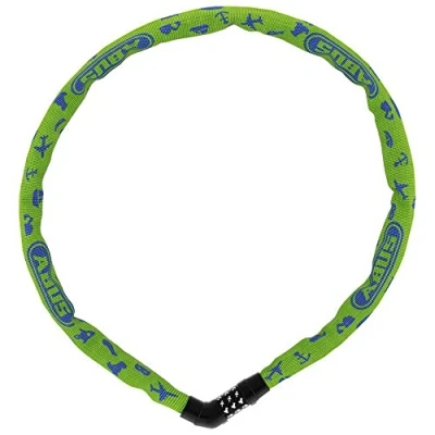 Afbeelding van Abus kettingslot code 4804C/75 lime symbols SL87498