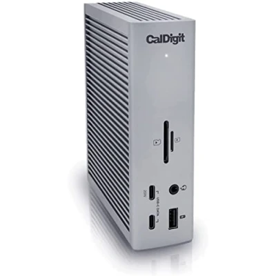 Afbeelding van CalDigit TS4Plus 1 naar 18 USB C Dockingstation Compatibel met Thunderbolt 3/4 en USB4 Ondersteunt M1 M2 Grijs