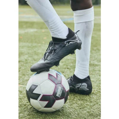 Afbeelding van Puma Future 7 Ultimate FG/AG Voetbalschoenen met kunststof noppen, Heren, Maat: 42.5, Black/silver gray/shadow gray Textiel/ synthetisch