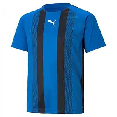Afbeelding van Puma Teamliga Shirt Korte Mouw Kinderen Royal / Zwart Maat: 176