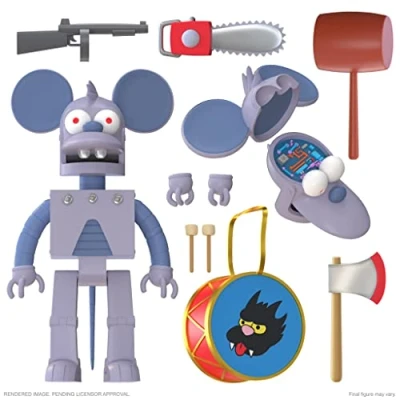 Afbeelding van The Simpsons Ultimates Action Figure Robot Itchy 18 cm