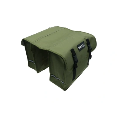 Afbeelding van Dubbele Fietstas Basic Groen 30L