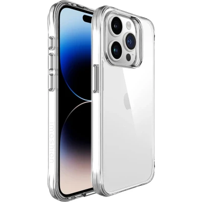 Afbeelding van iMoshion Hoesje Geschikt voor iPhone 15 Pro Max Stand Backcover Transparant