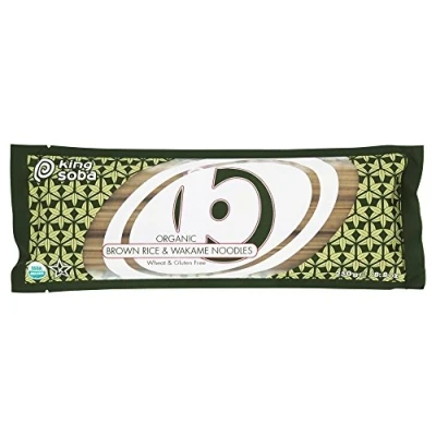 Afbeelding van Noedels van bruine rijst en wakame bio 250 gr
