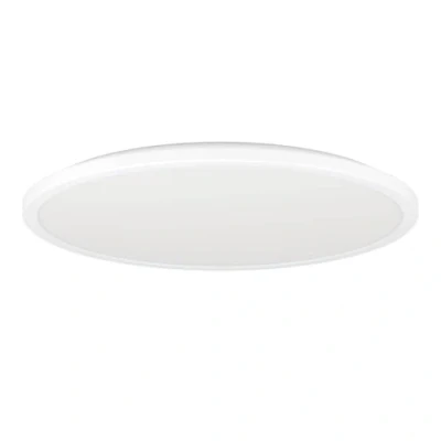Afbeelding van EGLO Rovito LED opbouwplafondlamp, ronde plafondlamp, badkamerverlichting van kunststof, wit, warm wit koud IP44, Ø 50 cm