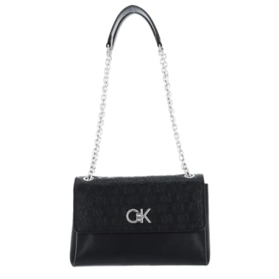 Afbeelding van Calvin Klein LOCK Crossbody Handtas, Dames, Maat: One Size, Ck black