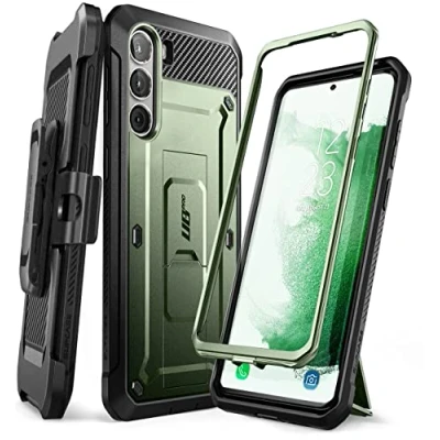 Afbeelding van Supcase Backcase hoesje Geschikt Voor Samsung Galaxy S23 Groen