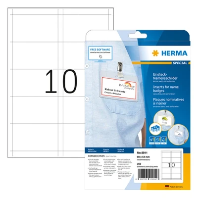 Image de Herma 9011 non adhesive label