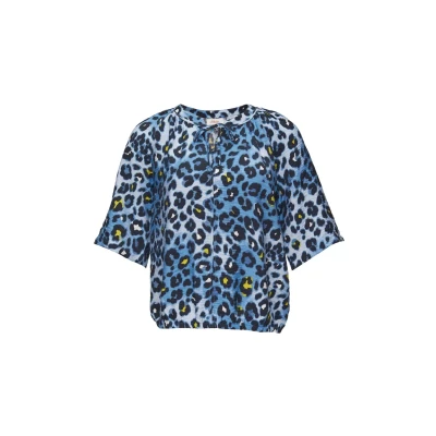 Afbeelding van s.Oliver Bloes Maat 36 Vrouwen 50A5 BLUE Viscose