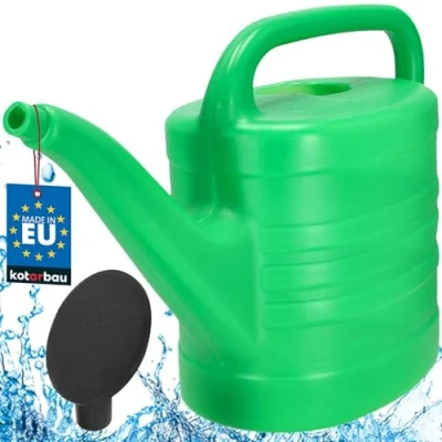Afbeelding van KOTARBAU® 15 liter ovale gieter kunststof met handdouche voor binnen en buiten tuin