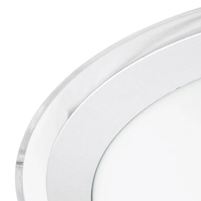 Afbeelding van EGLO Competa 1 Wand/Plafondlamp Lichts Ø435mm. Wit, Zilver, Helder