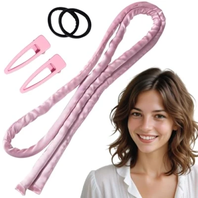 Afbeelding van LAC krullend haar zonder hitte Heatless Hair Curlers rol lang en medium natuurlijke krultang warmte