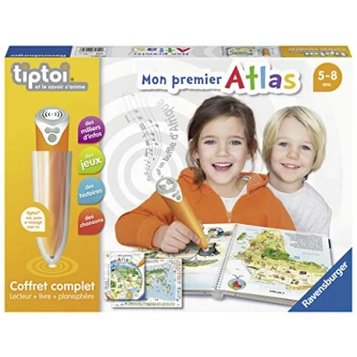 Image de Coffret complet Ravensburger Tiptoi® Lecteur interactif avec Livre Atlas