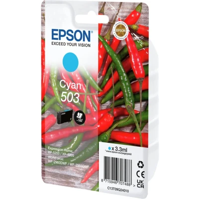 Afbeelding van Epson 503 (C13T09Q24010) Inktcartridge Cyaan