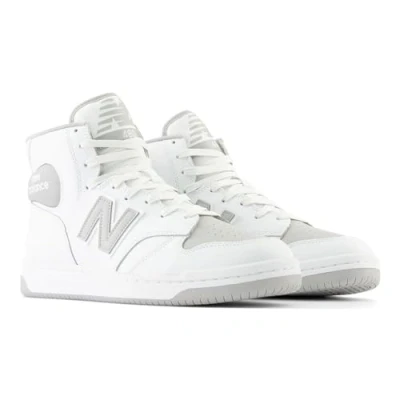 Afbeelding van New Balance 480H Unisex Sneakers hoog white, Maat: 37.5, White Leer en imitatieleer