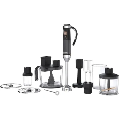 Image de Mixeur Plongeant 7 En 1 Sencor Shb6552Bk 1500 W Noir