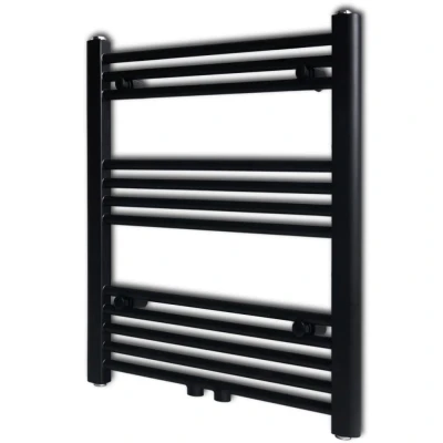 Afbeelding van Radiator/handdoekenrek recht 600x764 mm zwart