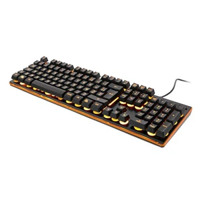 Afbeelding van Deltaco DK210 Gaming Toetsenbord AZERTY Membraan LED Zwart/Oranje
