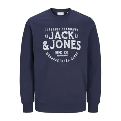 Afbeelding van Jack &amp; Jones Trui Jjjeans Sweat O neck 12257108 Navy Blazer Mannen Maat S