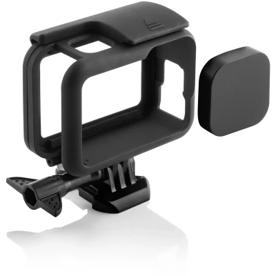 Afbeelding van MOJOGEAR Beschermframe kunststof voor GoPro 13 met lensdop Stevig Speciaal ontworpen de Hero Zwart