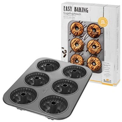 Afbeelding van Birkmann Easy Baking Bakplaat 6 Cakes