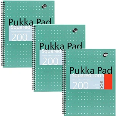 Afbeelding van Pukka Pad Jotta notitieboek, A4, metallic, 3 stuks