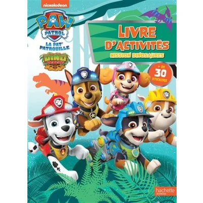 Image de Pat&#039; Patrouille Livre d&#039;activités Mission dinosaures