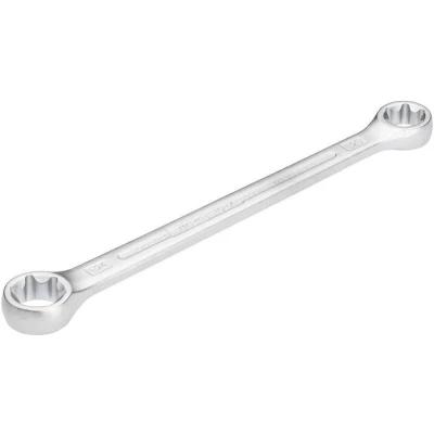 Afbeelding van HAZET 609 E20XE24 Tweezijdige ringsleutel 224 E20, E24 Chroom vanadium staal