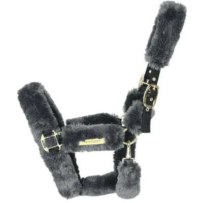 Afbeelding van Kentucky Horsewear Halster Wol Grijs Pony