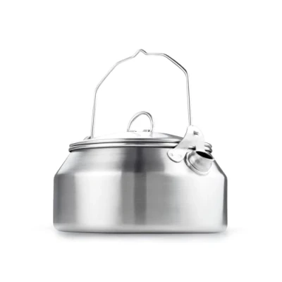 Afbeelding van GSI Outdoors Waterkoker van geborsteld roestvrij staal, ca. 950 ml, 1 karaat.