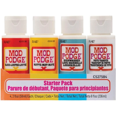 Afbeelding van Mod Podge Starter Pack Sealer/Glue/Finish (4x2 fl oz)
