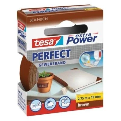 Image de Tesa extra power 563410003402 bande adhésive marron 19 mm x 2.75 m