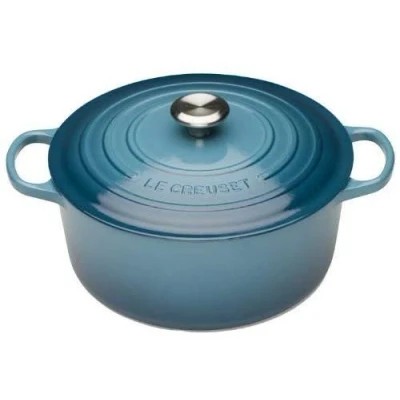 Afbeelding van Le Creuset Gietijzeren Ronde Braadpan In Deep Teal 20cm 2,4l
