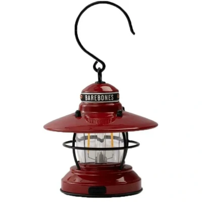 Afbeelding van Barebones Mini Edison Lantaarn Red Rood Verlichting Oplaadbaar