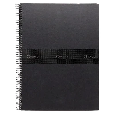 Afbeelding van Kangaro spiraalblok VAULT formaat A5 hardcover met ruit 5mm 2 stuks AN 099638 A