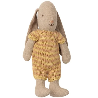 Afbeelding van Maileg knuffelkonijn bunny in romper micro 11 cm assorti
