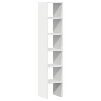 Image de vidaXL Bibliothèques 2 pcs empilable blanc 30x30x80 cm bois ingénierie858804
