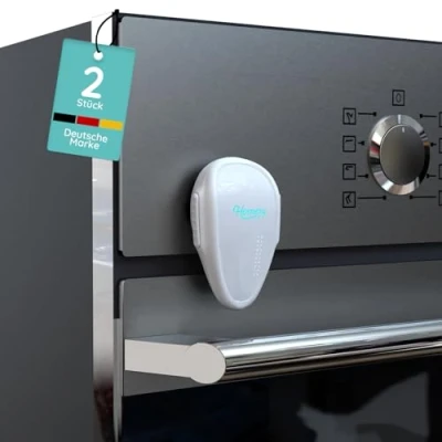 Afbeelding van Ovenbescherming Voor kinderen Ovendeur Kinderbeveiliging baby&#039;s en peuters Met installatie zonder boren Wit