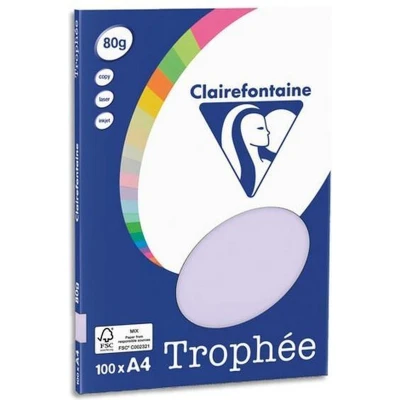 Afbeelding van Clairefontaine Trophée 80 grams papier Lila 100 vel A4