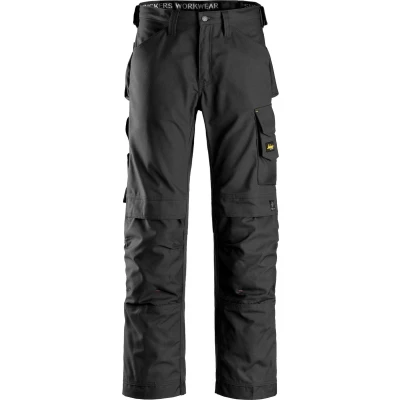 Afbeelding van Snickers 3214 Canvas+ Werkbroek met Holsterzakken Zwart/Zwart