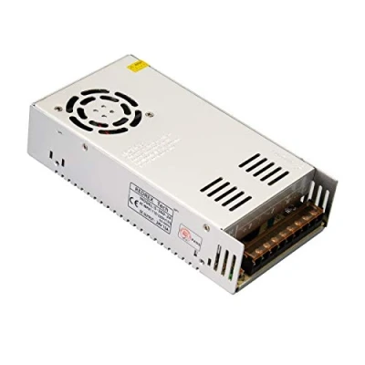 Afbeelding van Redrex Stroomvoorziening DC, 24 V, 15 A, 360 W, omschakeling, transformator, adapter met koelventilator, temperatuurgestuurd, voor 3D printers, ledstrip, CCTV, veiligheidssysteem