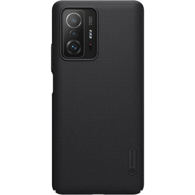 Afbeelding van Nillkin Telefoonhoesje geschikt voor Xiaomi Mi 11T/11T Pro Super Frosted Shield Back Cover Zwart