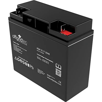 Image de Offgridtec GmbH. AGM Batterie solaire pour applications 17 Ah 12 V cyclique, 201001001