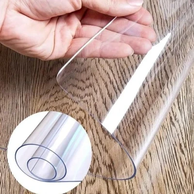 Afbeelding van Mayda tafelfolie, transparant, 1,8 mm dik, verschillende maten, pvc veelzijdig inzetbaar, wasbaar, personaliseerbaar