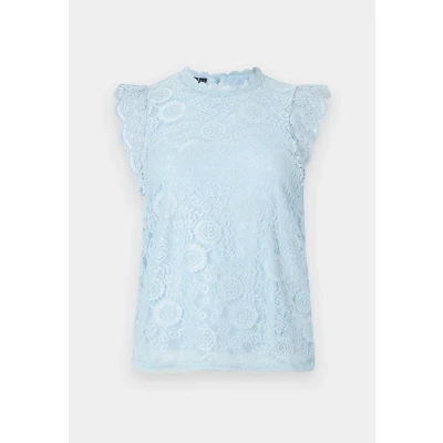 Afbeelding van Pieces Pcolline SL NOOS BC Blouse, Dames, Maat: XS, Kentucky blue