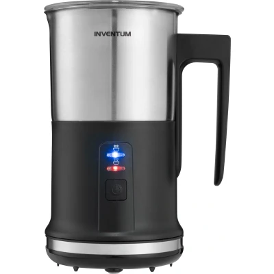 Afbeelding van Melkopschuimer Inventum 240ml zwart met rvs