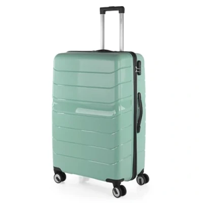 Afbeelding van ITACA Travel Bagage Set Super Resistant Material. Reisbagageset Hangslot met combinatie TSA 760400, Groen