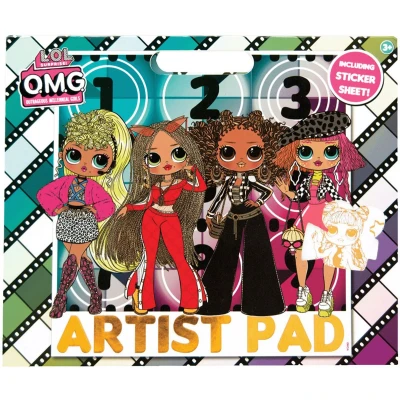Afbeelding van L.O.L. Artist Pad Kleurboek met Stickervel