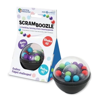 Afbeelding van Learning Resources LER5900 Scramboozle puzzelbal, speelgoed voor jongens of meisjes vanaf 6 jaar, reisspellen kinderen, Mulri Color (LER5900)